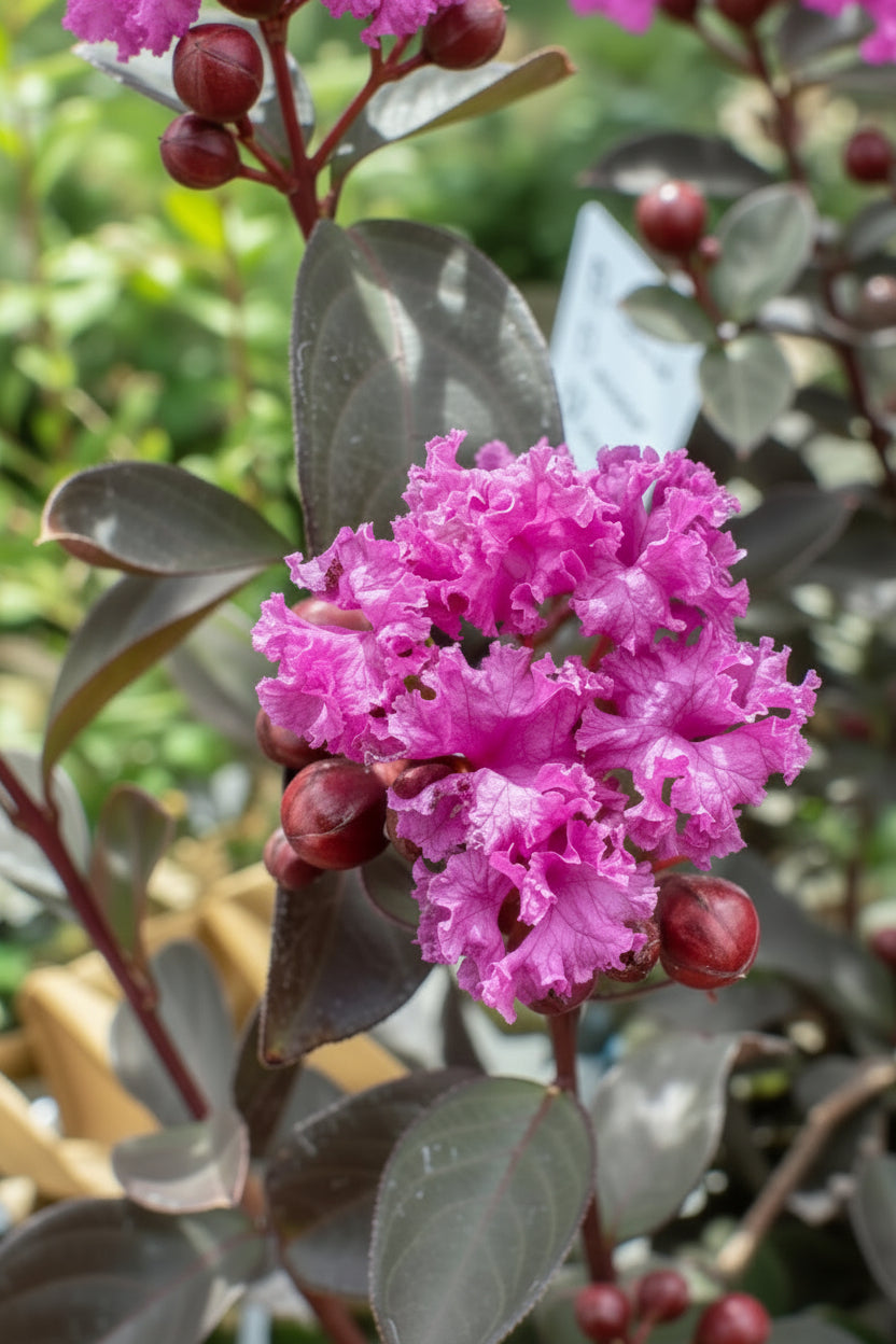 Kínai selyemmirtusz - Lagerstroemia indica 'Black Diamond Purely Purple'